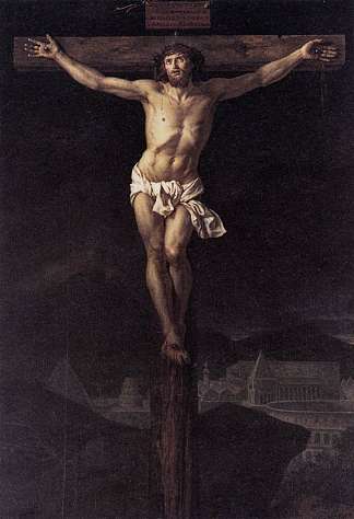 十字架上的基督 Christ on the Cross (1782)，雅克·路易·大卫