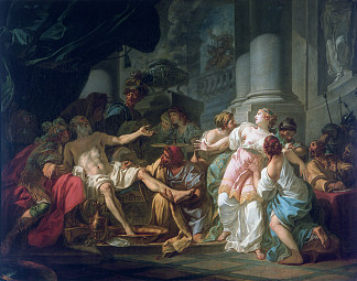 塞内卡之死 The Death of Seneca (1773)，雅克·路易·大卫
