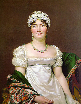 达鲁伯爵夫人的肖像 Portrait of Countess Daru (1810)，雅克·路易·大卫