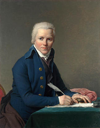 雅各布斯·布劳的肖像 Portrait of Jacobus Blauw，雅克·路易·大卫