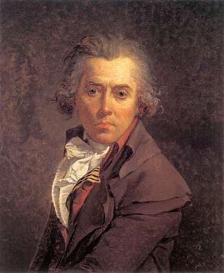 自画像 Self Portrait (1791)，雅克·路易·大卫