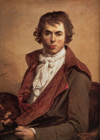 自画像 Self Portrait (1794)，雅克·路易·大卫