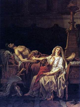 仙女座的痛苦 The Pain of Andromache (1783)，雅克·路易·大卫