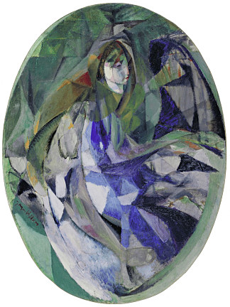 钢琴上的女孩（Fillette au piano） Girl at the Piano (Fillette au piano) (1912)，雅克·维隆