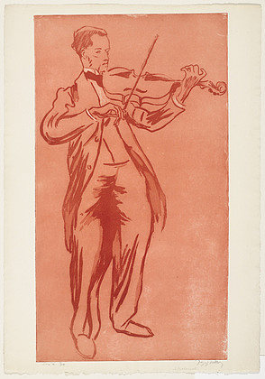 The Violinist （Le violoniste Supervielle） The Violinist (Le violoniste Supervielle) (1899)，雅克·维隆