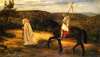 梅林和兰斯洛特 Merlin and Lancelot (1871)，詹姆斯·亚瑟