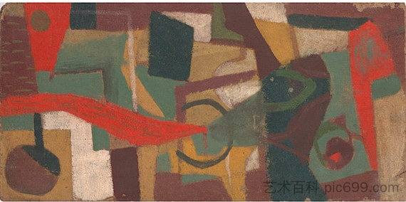 无题（抽象） Untitled (Abstraction) (1946 - 1947)，詹姆斯·布鲁克斯