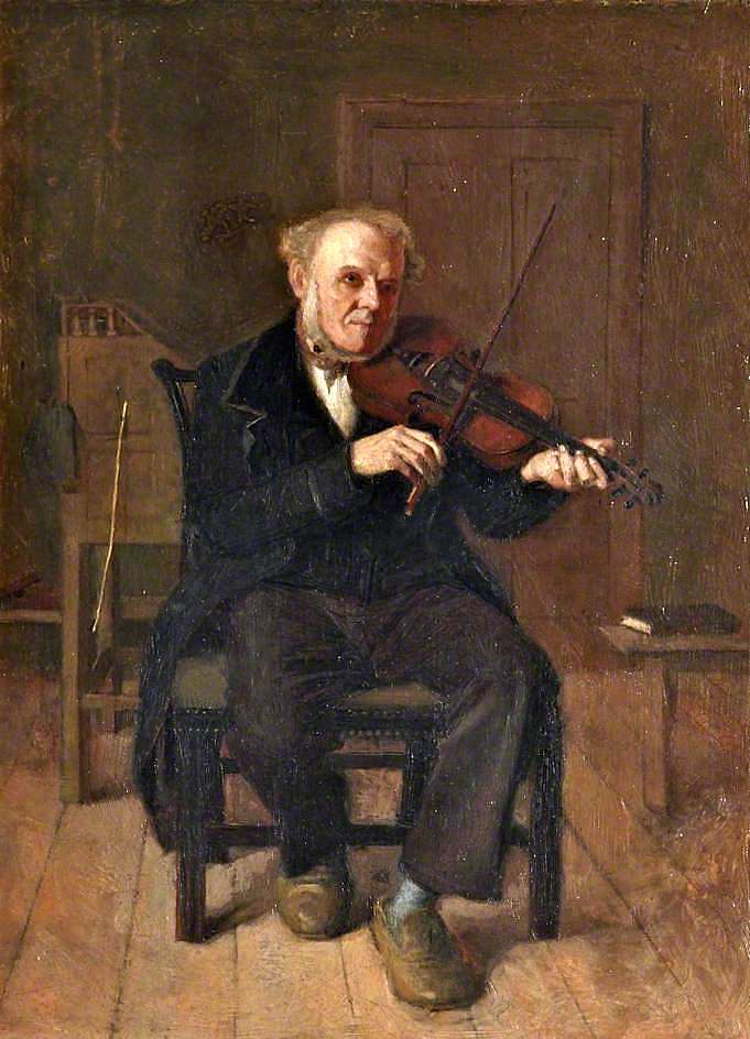 老提琴手 The Old Fiddler (1860)，詹姆斯·坎伯