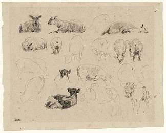 绵羊研究 Studies of Sheep (1863)，查尔斯·詹姆斯