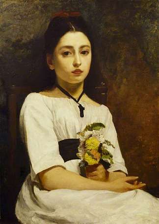 白衣少女研究 Study of a Girl in White，查尔斯·詹姆斯