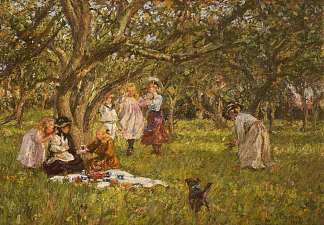 野餐 The Picnic (1904)，查尔斯·詹姆斯