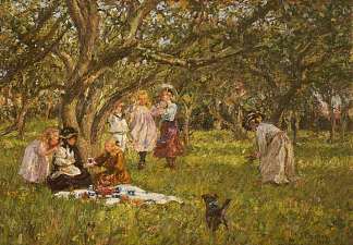 野餐 The Picnic (1904)，查尔斯·詹姆斯