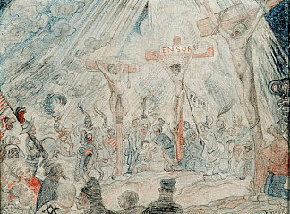 髑髅地 Calvary (1886)，詹姆斯·恩索尔