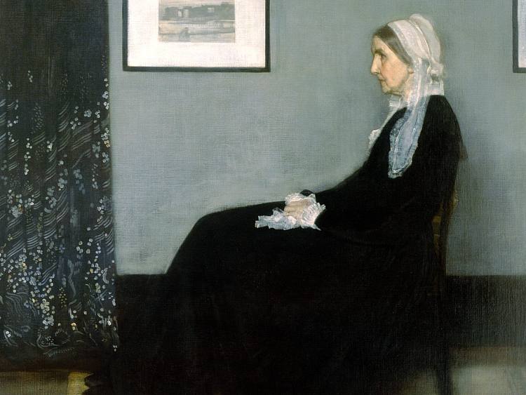 灰色和黑色1号编曲，艺术家母亲的肖像 Arrangement in Grey and Black No.1, Portrait of the Artist's Mother (1871)，詹姆斯·阿博特·麦克尼尔·惠斯勒