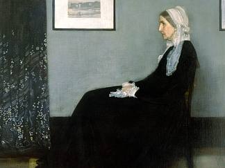 灰色和黑色1号编曲，艺术家母亲的肖像 Arrangement in Grey and Black No.1, Portrait of the Artist’s Mother (1871)，詹姆斯·阿博特·麦克尼尔·惠斯勒