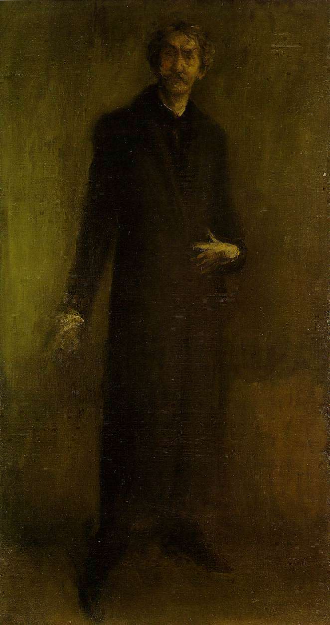 棕色和金色 Brown and Gold (1895 - 1900)，詹姆斯·阿博特·麦克尼尔·惠斯勒