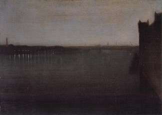 夜曲：灰色和金色 Nocturne: Grey and Gold (1871 – 1874)，詹姆斯·阿博特·麦克尼尔·惠斯勒