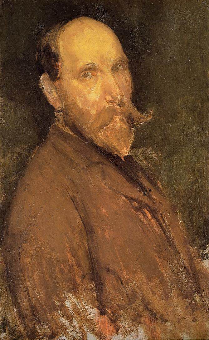 查尔斯·弗里尔的肖像 Portrait of Charles L. Freer (1902 - 1903)，詹姆斯·阿博特·麦克尼尔·惠斯勒