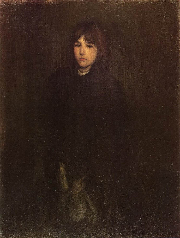 穿斗篷的男孩 The Boy in a Cloak (1896 - 1900)，詹姆斯·阿博特·麦克尼尔·惠斯勒