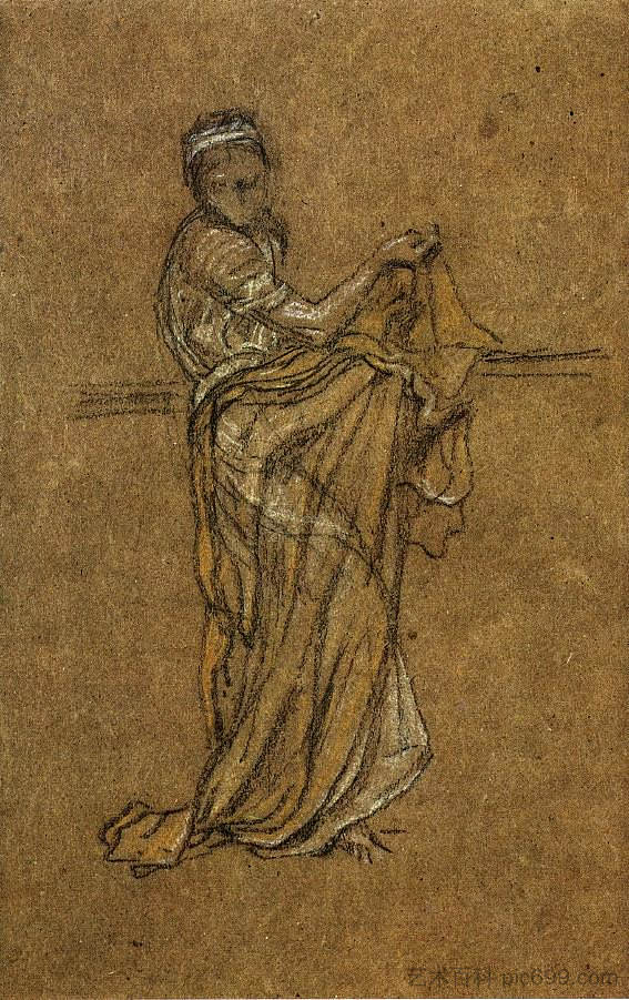 跳舞的女孩 The Dancing Girl (1868 - 1870)，詹姆斯·阿博特·麦克尼尔·惠斯勒