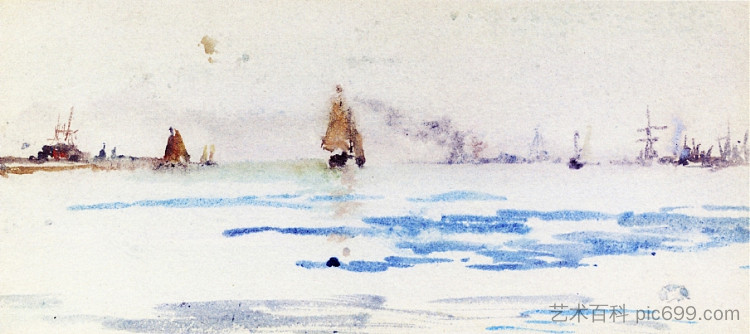 北海 The North Sea (1883)，詹姆斯·阿博特·麦克尼尔·惠斯勒