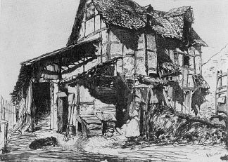 不安全的公寓 The Unsafe Tenement (1858)，詹姆斯·阿博特·麦克尼尔·惠斯勒