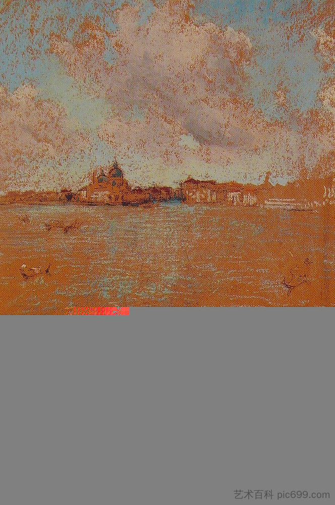 威尼斯风光 Venetian Scene (c.1879)，詹姆斯·阿博特·麦克尼尔·惠斯勒