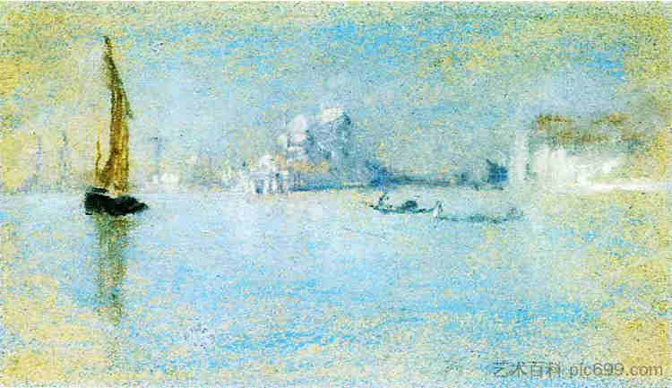 威尼斯风光 View of Venice (c.1878 - c.1880),詹姆斯·阿博特·麦克尼尔·惠斯勒