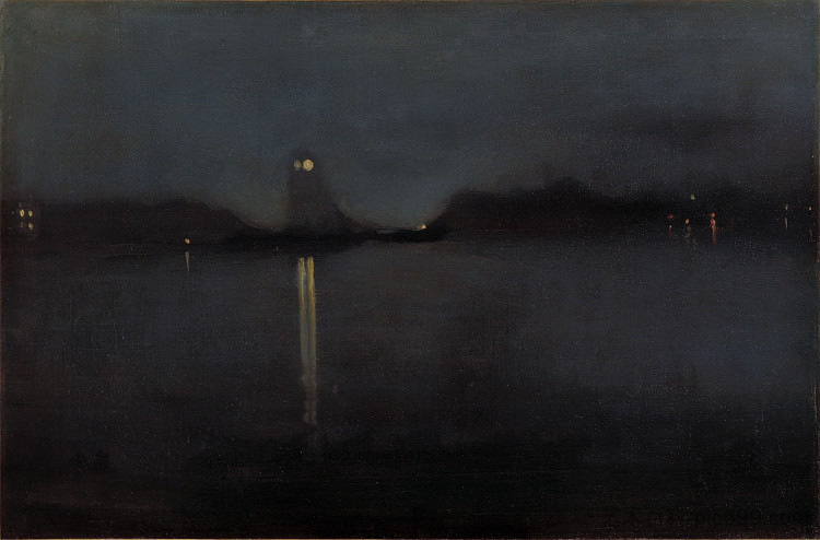 夜间 Nocturne (c.1870 - 1877),詹姆斯·阿博特·麦克尼尔·惠斯勒