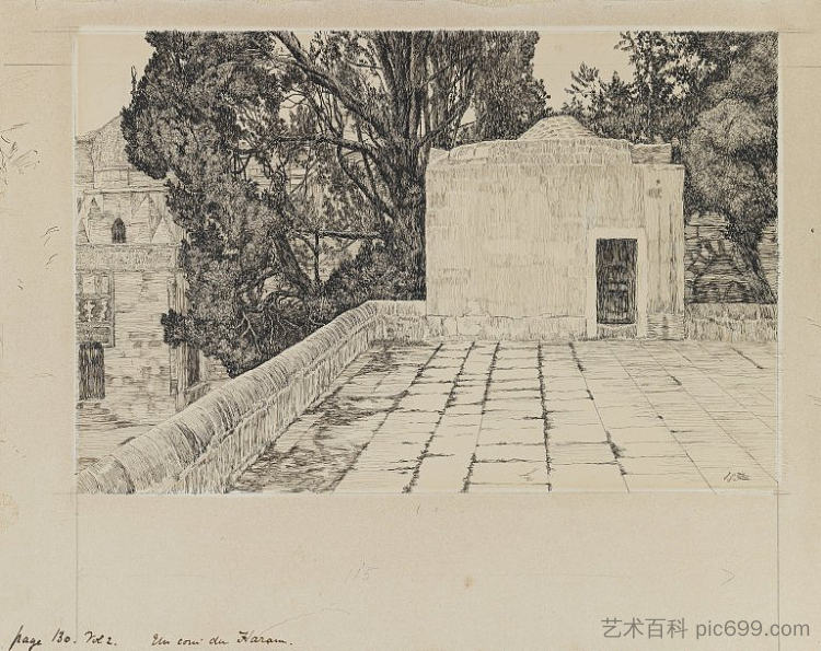 圣地的一角 A Corner of the Haram (1886 - 1889)，詹姆斯·天梭