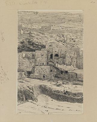 西罗亚村的一角 A Corner of the Village of Siloam (1886 – 1889)，詹姆斯·天梭