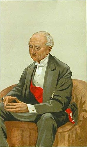 海军上将黑斯廷斯爵士雷金纳德·耶尔弗顿的漫画 Caricature of Admiral Sir Hastings Reginald Yelverton (1877)，詹姆斯·天梭