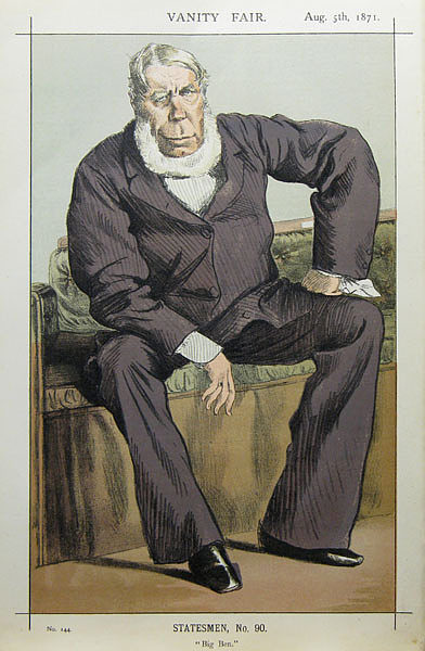政治家No.090° - 乔治·威廉·皮埃尔庞特·本廷克议员的漫画 Statesman No.090° - Caricature of George William Pierrepont Bentinck M.P. (1871)，詹姆斯·天梭