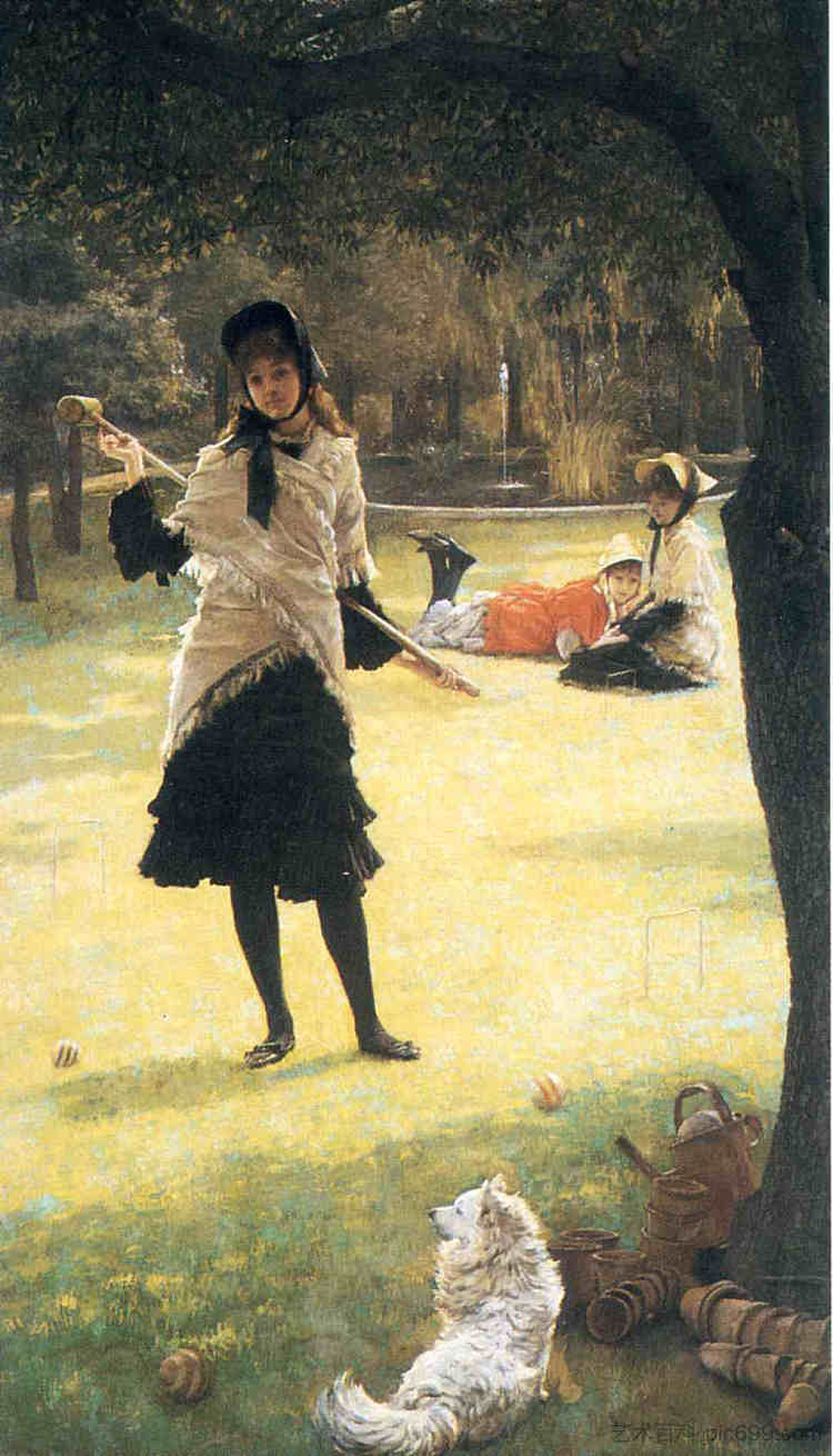 槌球 Croquet (1878)，詹姆斯·天梭