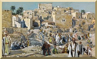 他在去耶路撒冷的路上穿过村庄 He Went Through the Villages on the Way to Jerusalem，詹姆斯·天梭