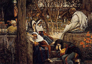 耶稣在伯大尼 Jesus at Bethany (1886 – 1894)，詹姆斯·天梭