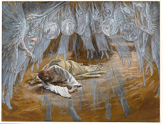 痛苦的石窟 The Grotto of the Agony (1886 – 1894)，詹姆斯·天梭