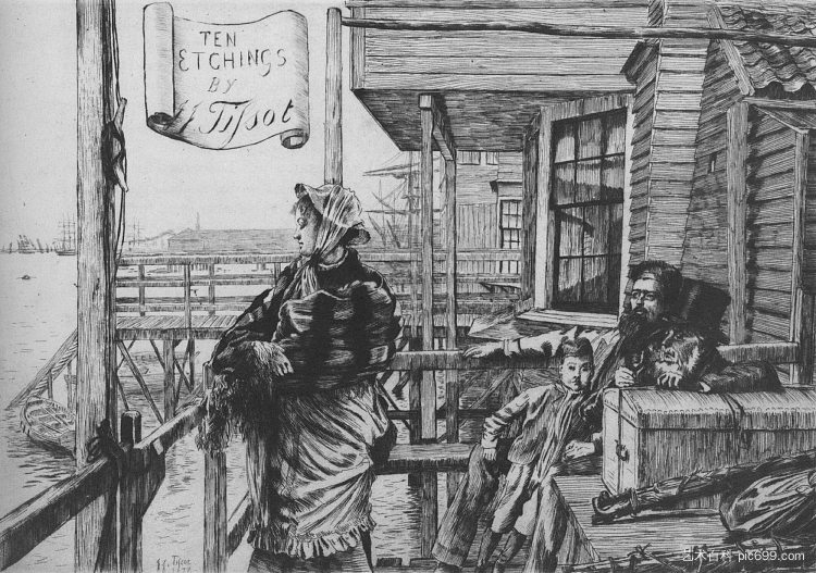 三只乌鸦的旅馆 The Inn of the Three Ravens (1877)，詹姆斯·天梭
