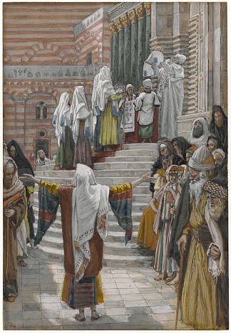 耶稣在圣殿中的介绍 The Presentation of Jesus in the Temple，詹姆斯·天梭