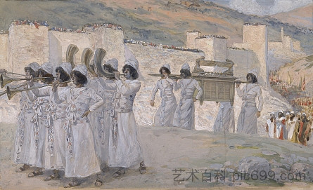 耶利哥的七个号角 The Seven Trumpets of Jericho (c.1896 - c.1902)，詹姆斯·天梭