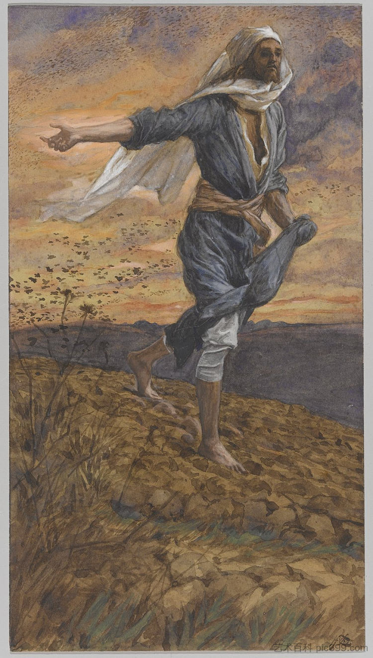 苗圃 The Sower (c.1894)，詹姆斯·天梭