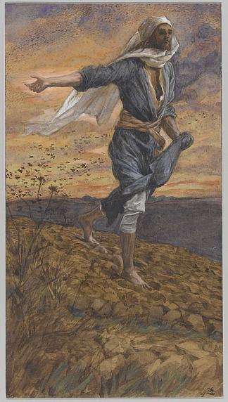 苗圃 The Sower (c.1894)，詹姆斯·天梭