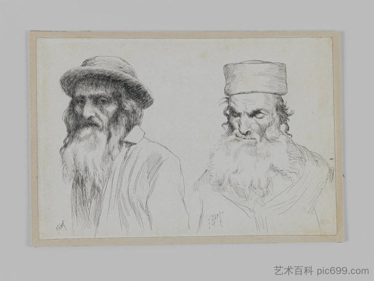 犹太人的类型 Type of Jew (1886 - 1889)，詹姆斯·天梭