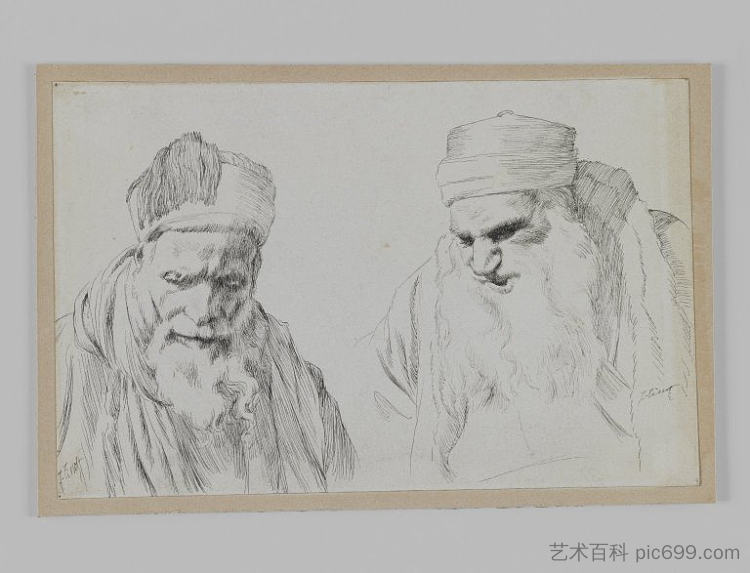 犹太人的类型 Type of Jew (1886 - 1889)，詹姆斯·天梭