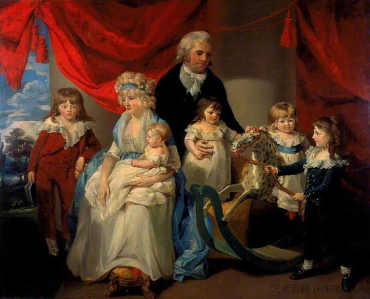 迈克尔·布莱恩和他的家人 Michael Bryan and His Family (1799)，詹姆斯·沃德