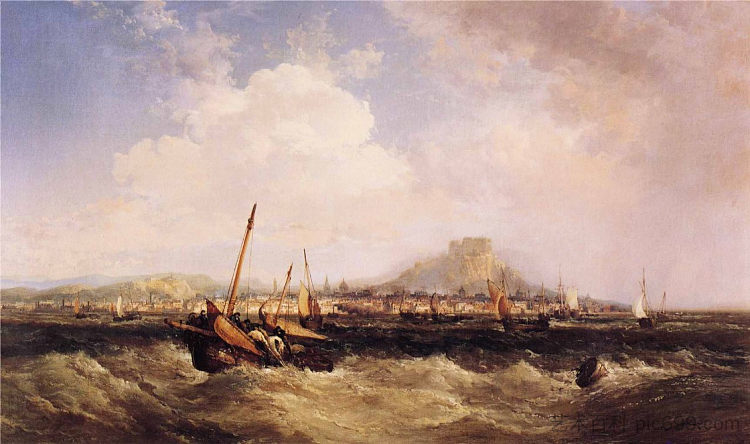 爱丁堡从利斯 Edinburgh From Leith (1872),詹姆斯·韦伯