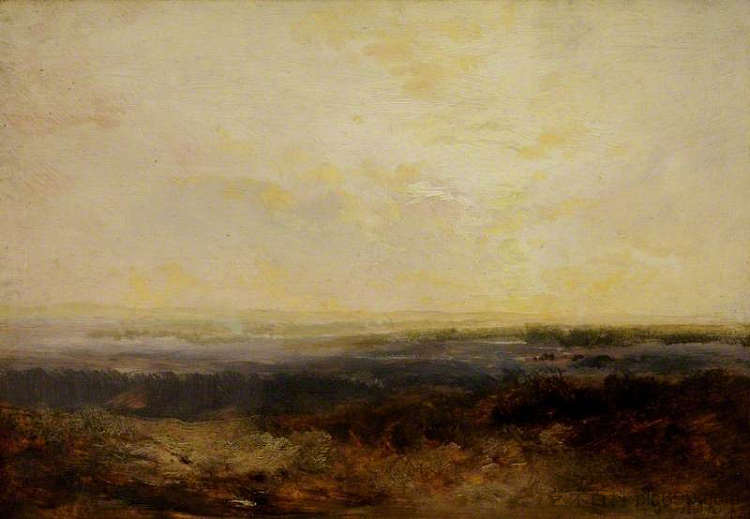 苏塞克斯威尔德 The Sussex Weald (1880)，詹姆斯·韦伯