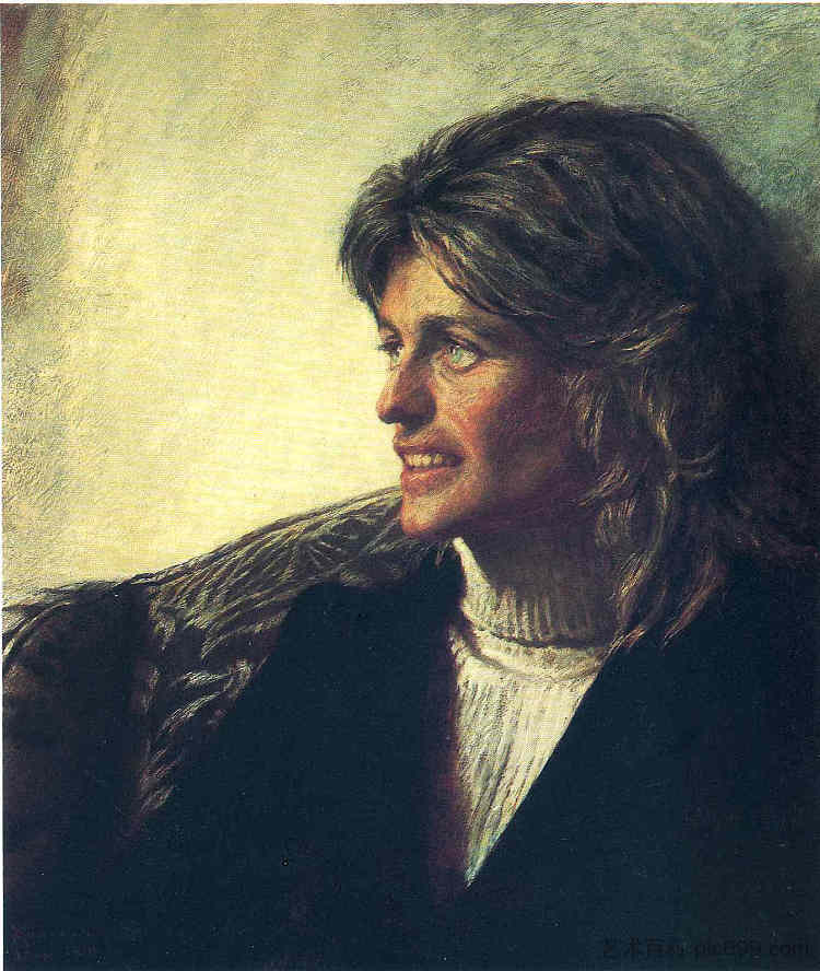 让·肯尼迪·史密斯的肖像 Portrait of Jean Kennedy Smith (1972; United States  )，杰米·韦思