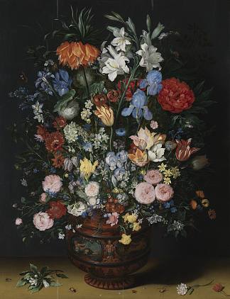 花瓶里的花 Flowers in a Vase，老扬·勃鲁盖尔