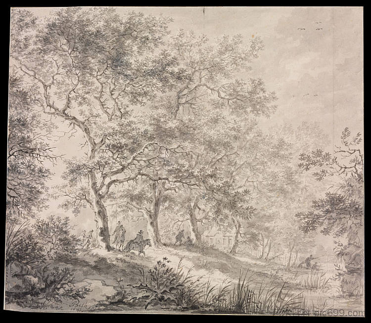 一排树 Row of Trees (1643)，简·德克斯兹